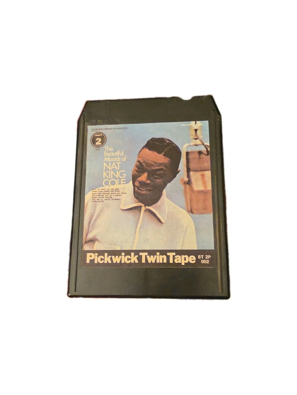 Pickwick 8T 2P-002 Nat King Cole 8-Track Cartridge Twin Tape - Good *C